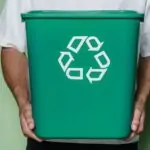 a recycle bin to depict sustainability in facilities management