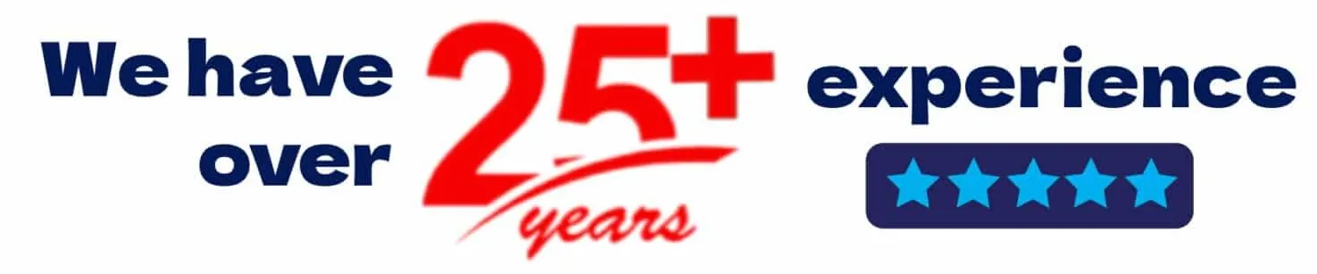 25years experience
